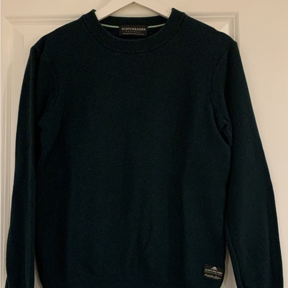 Scotch & Soda knit sweater dark green size Small - Picture 1 of 5